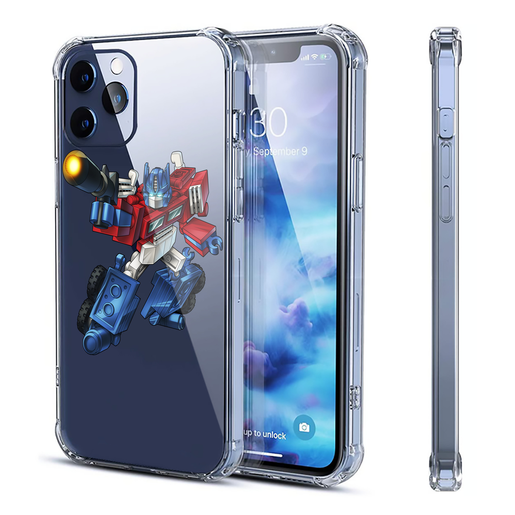 （画像用）  【iPhone 12シリーズ対応】透明スマホケース（クリアソフトケース）